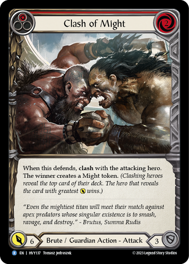 Clash of Might (Red)